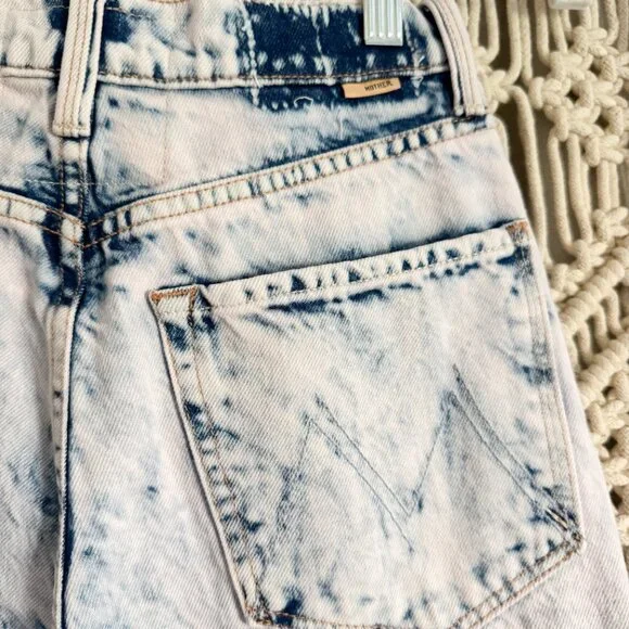 Mother Denim Pink Wash High-Waisted Rider Ankle Jeans Size 26 NWT - Picture 8 of 15